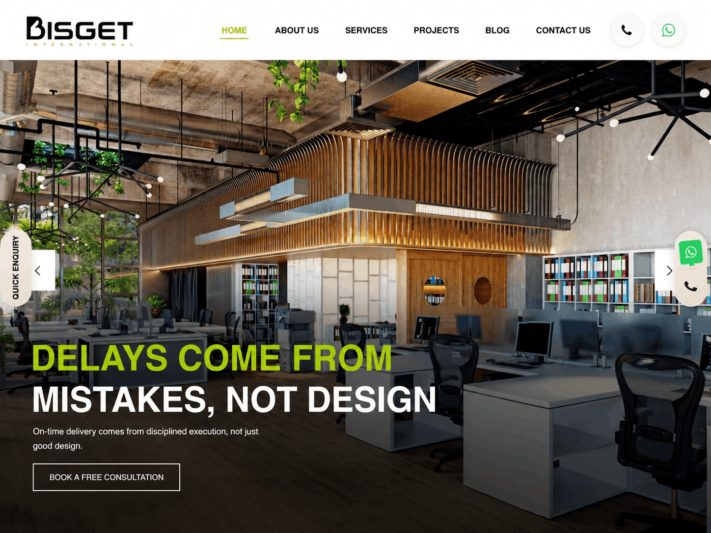 Bisget Web Development Project by Shakir Cheppali, Calicut Web Developer