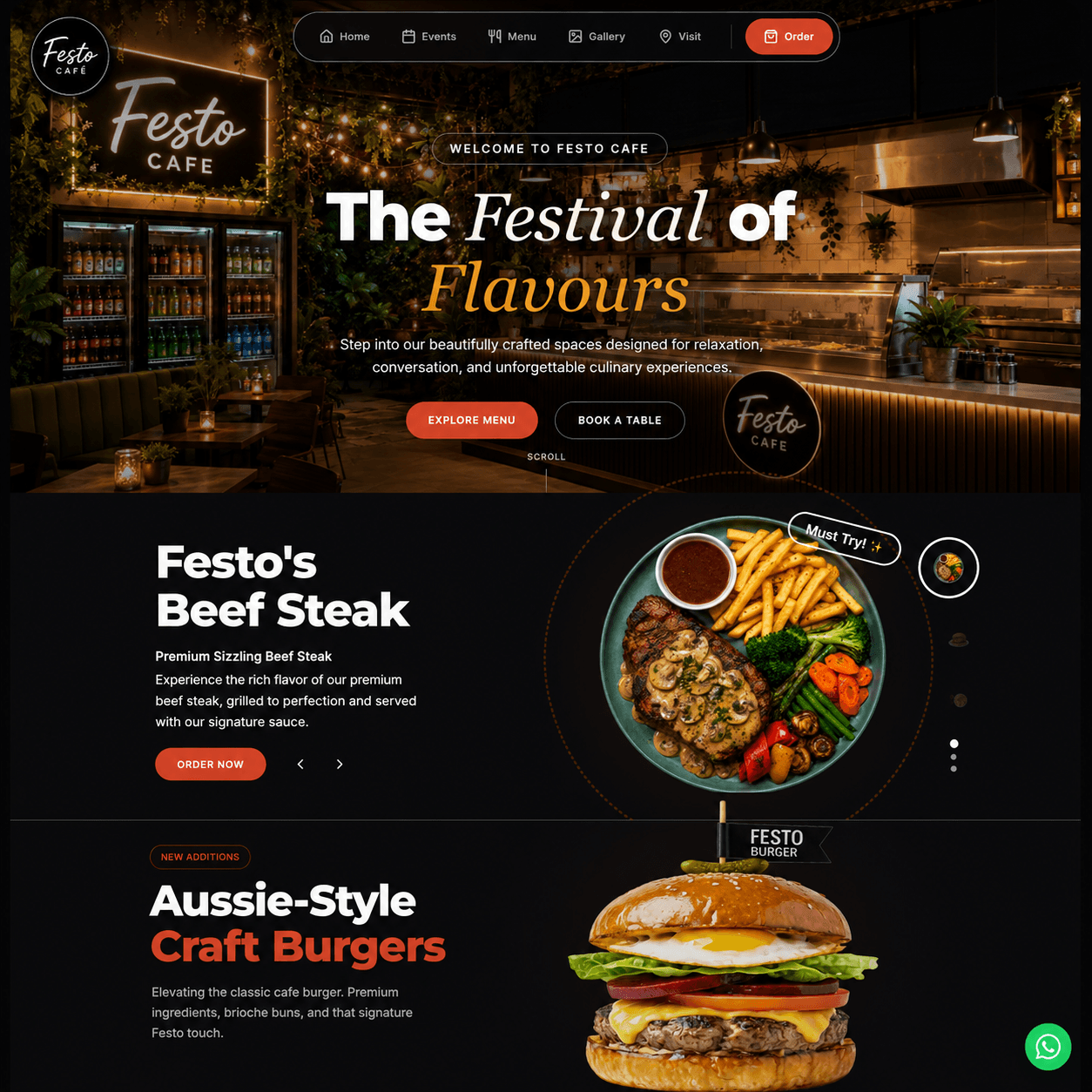 Festo Cafe Web Interface
