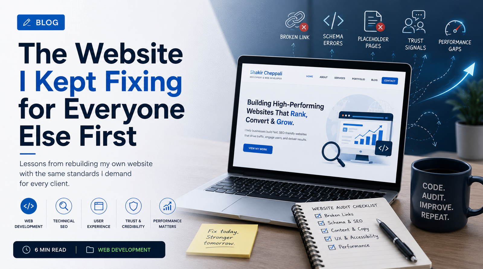 The Website I Kept Fixing for Everyone Else First