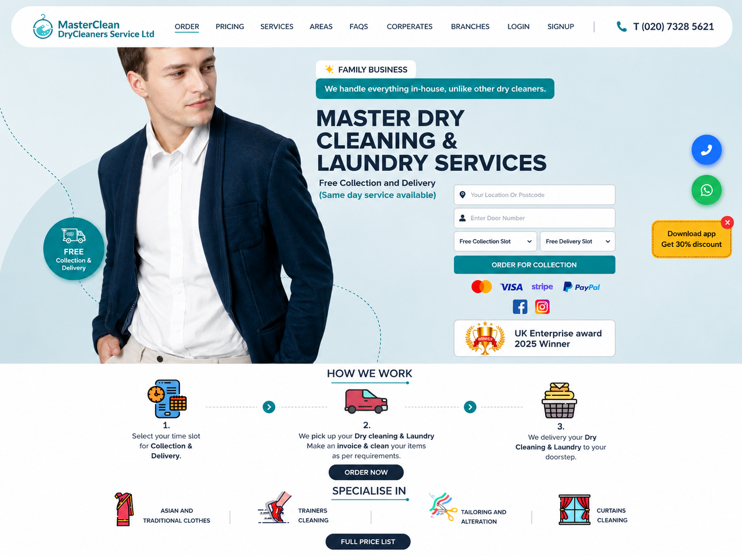 Master Dry Cleaner SEO Campaign by Shakir Cheppali, Calicut SEO Expert