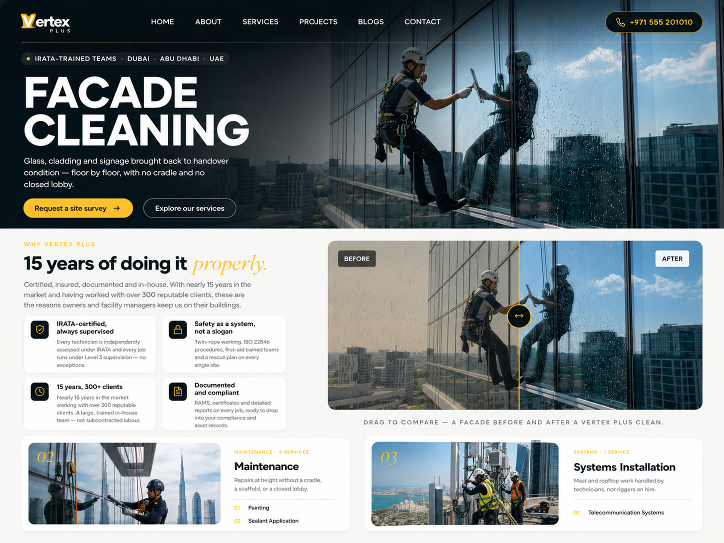 Vertex Plus ME Corporate Website
